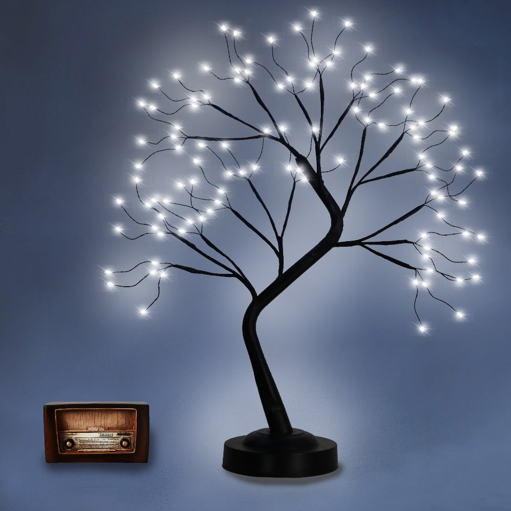 LED Tabletop Tree Light 20 Inch, 108 LED Fairy Lighted Branch Tree Lamp with 8 Lighting Modes & Timer