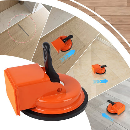 Floor Gap Fixer Tool with 4.84" Suction Cup, Laminate Floor Gap Repair Tool Kit for Vinyl Plank Hardwood Floors, Professional Plank Grabber with Metal Body & Felt Pad, Floor Installation Repair Tool