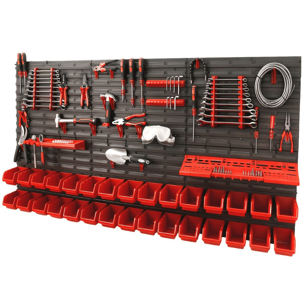 Tool Organizer Set – Multi-Functional Wrench, Screwdriver, Drill Bit & Hammer Storage Rack | Garage Tool Organizer Wall Mount for 39/69 Piece Tool Sets | Workshop Tool Holder Gift for Men & DIY Enthusiasts