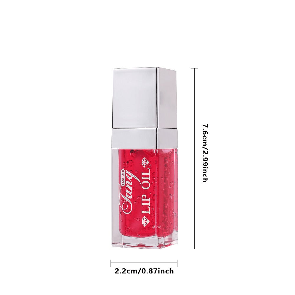 Glossy Lip Oil Set 4 Pack Moisturizing Plumping Transparent Volumizing Lip Treatment Non-Sticky extended-wear Lip Gloss Oil for Soft