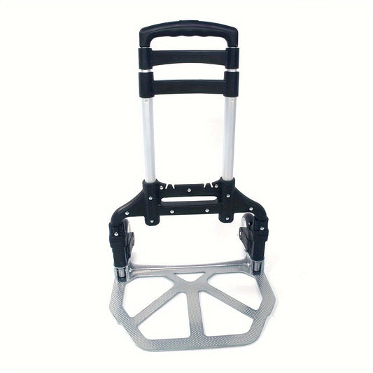 Folding Hand Truck Dolly Aluminum Collapsible Cart Portable Luggage Trolley 165 lbs Capacity