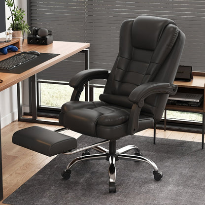 360° Rotating Reclining Office Chair with 360° Swivel and Carry Handle detail image