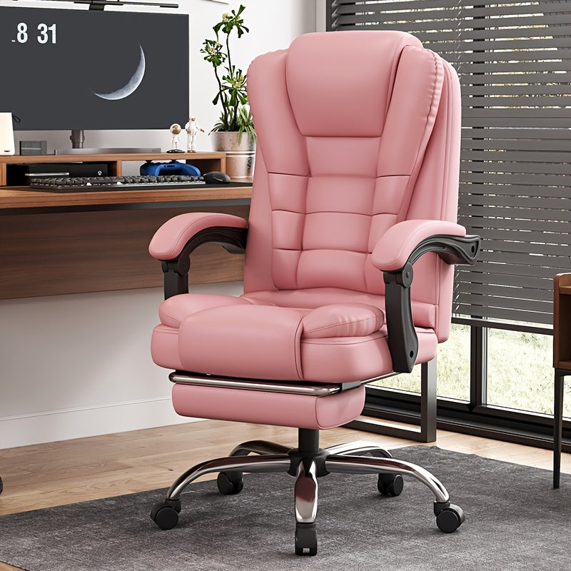 Office Chair shown in the Pink option