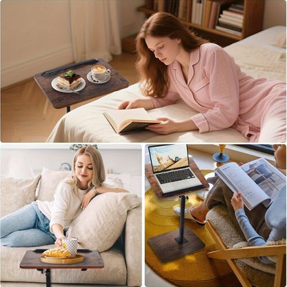 360° Rotating Side Table with Adjustable Height for Living Room detail image - detail view 15