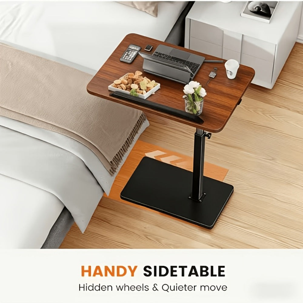 360° Rotating Side Table with Adjustable Height for Living Room detail image