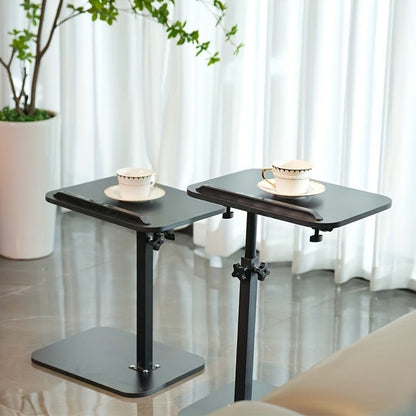 360° Rotating Side Table with Adjustable Height, Small Accent Table detail image - detail view 10