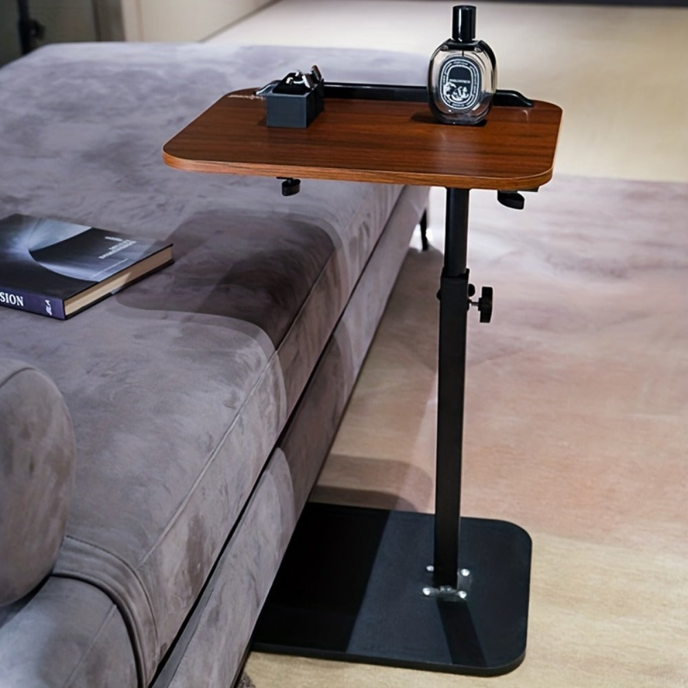 360° Rotating Side Table with Adjustable Height, Small Accent Table detail image - detail view 6