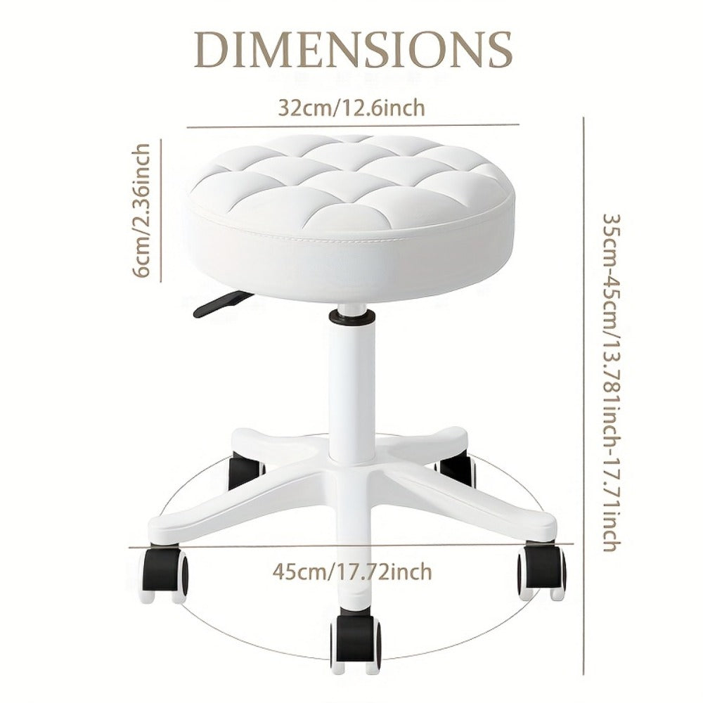 360° Rotating Stool Chair with Adjustable Height and 360° Swivel for Home Office detail image