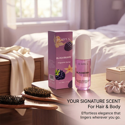 Eau de Toilette Vanilla Blackberry 50ml Body and Hair Fragrance Spray in Single or Two-Pack Options