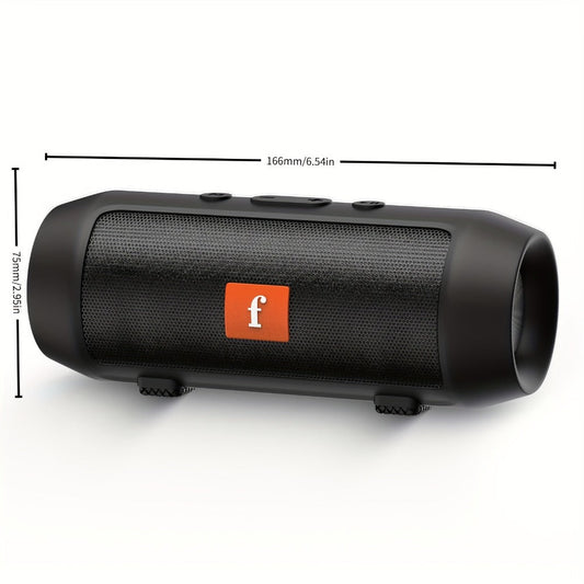 Outdoor Wireless Bluetooth Speaker Dual-Channel Subwoofer Deep Bass Long Battery Life Durable Party Speaker for Camping Tailgate BBQ Events Sports