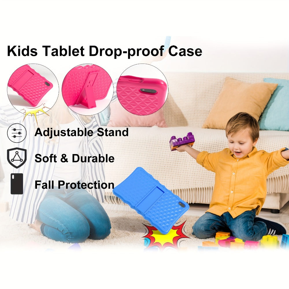Kids Tablet 10.1 Inch with Android 13, 4GB RAM, 32GB Storage, 6000mAh Battery and Protective Case
