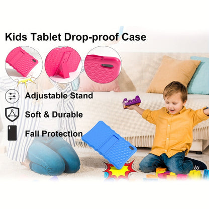 Kids Tablet 10.1 Inch with Android 13, 4GB RAM, 32GB Storage, 6000mAh Battery and Protective Case