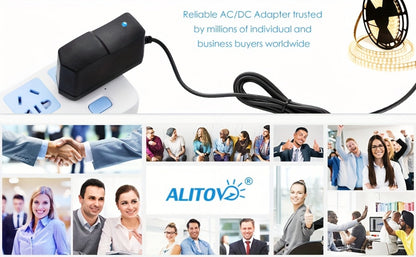 Fixed 5V 2A 10W AC/DC Power Adapter with Eight Tips, Type-C, Micro-USB and Barrel Connectors