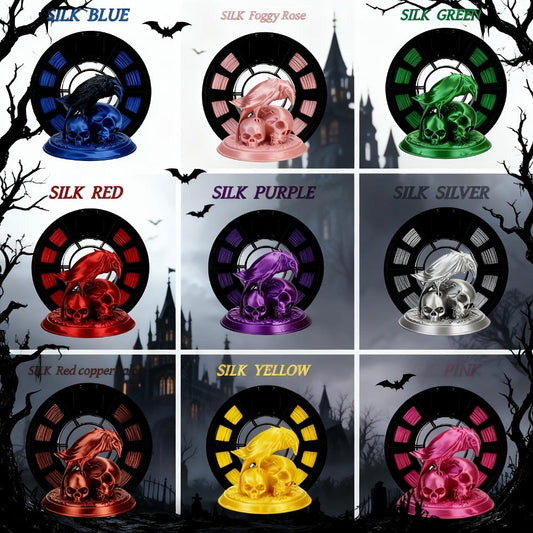 3D Printer Filament PLA 1.75mm 250g Finish Mix with Silk, Transparent and Solid Color Options