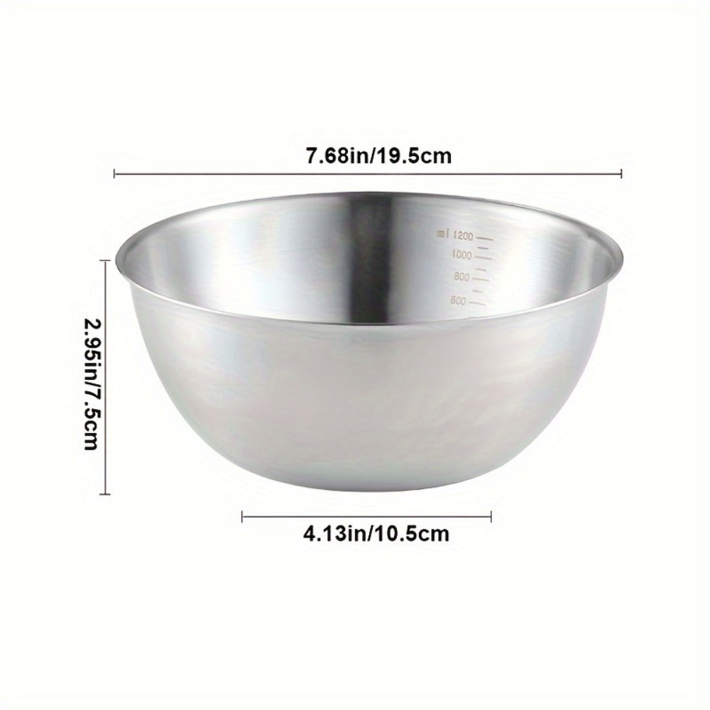 3-Piece Mixing Bowl Set with Small, Medium and Large Nested Bowls and Source-Marked Dimensions