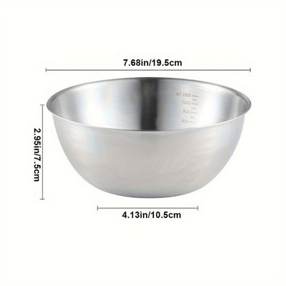 3-Piece Mixing Bowl Set with Small, Medium and Large Nested Bowls and Source-Marked Dimensions