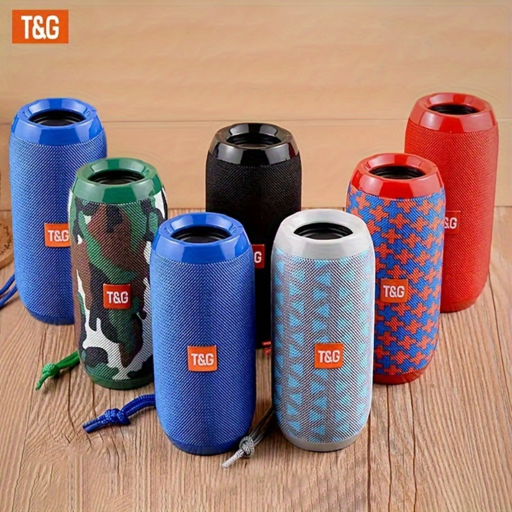 Bluetooth Speaker T&G TG117 10W TWS Model with 1200mAh Battery, FM, TF, USB, Type-C and Eight Colors