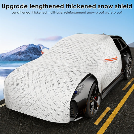 Windshield Snow Cover Frost Guard - Thickened Universal Car Front Window Snow Shield, All-Season Sun Shade Ice Frost Protection Cover for Cars Trucks SUV