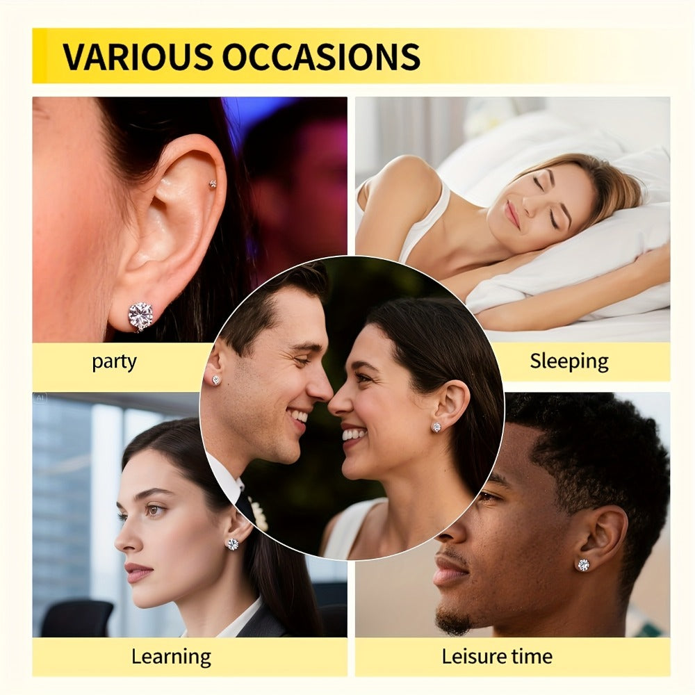 Ear Piercing Kit with 34 Stainless Steel Ear Studs Professional Piercing Gun Safe One-Click DIY Earlobe Piercing Set Hypoallergenic for Salon & Home Use Women Girls Gift Blue Black