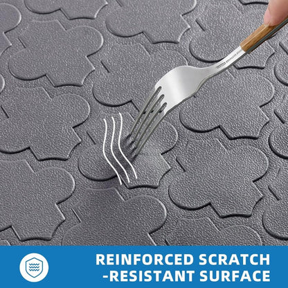 Kitchen Mat Set, 2-Piece Cushioned Standing Mats in Four Colors with 17.3x29 and 17.3x47 or 17.3x59-Inch Pairings