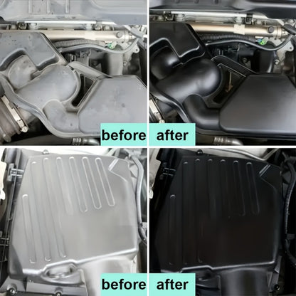 Engine Compartment Restorer Spray 3.38oz with Sponge – Engine Bay Refurbishing Agent, Polishing & Cleaning Spray, Extends Service Life – Fits All Vehicles
