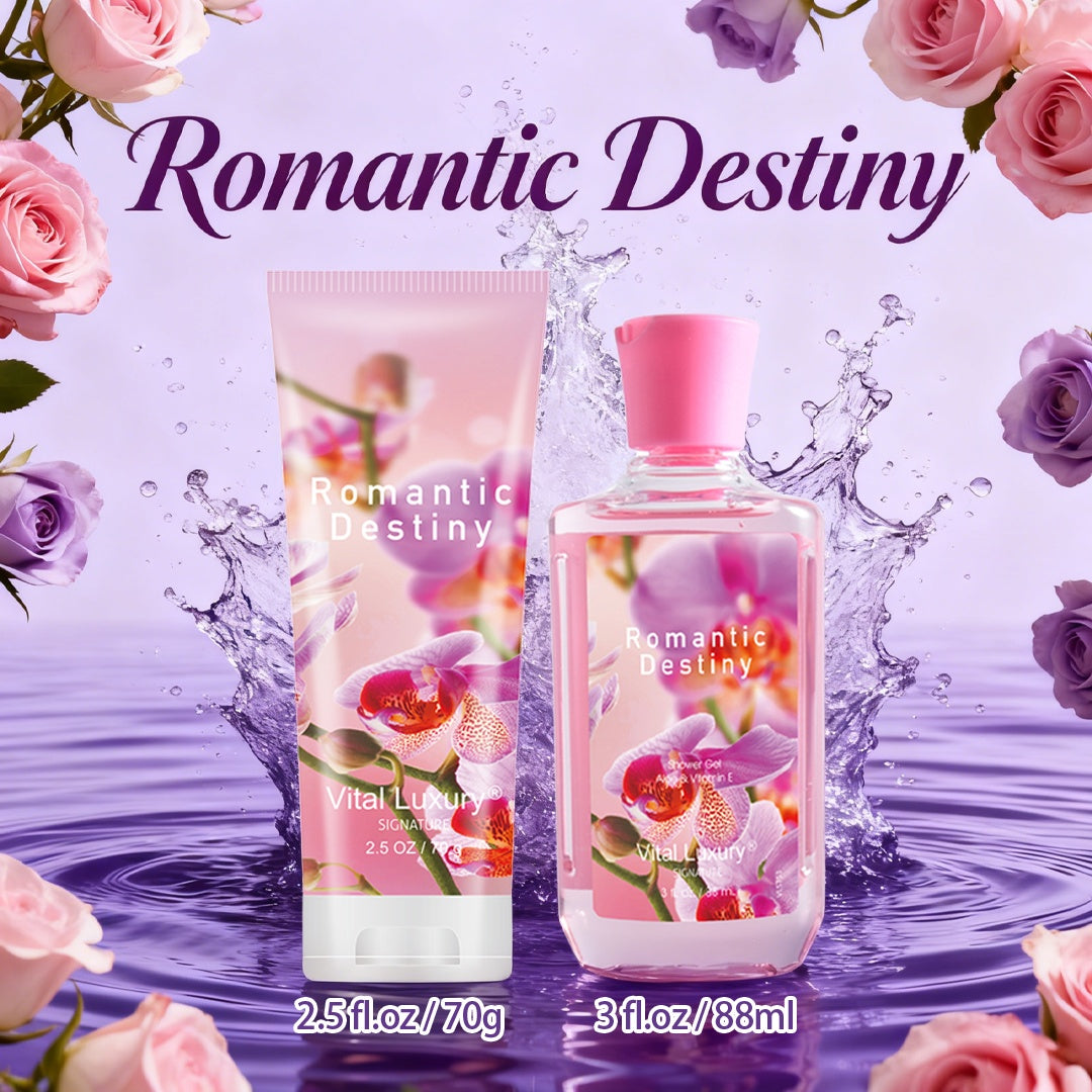 Two-Piece Body Wash and Hand Cream Gift Set with 88 ml Bottle, 70 g Tube and Five Scent Options