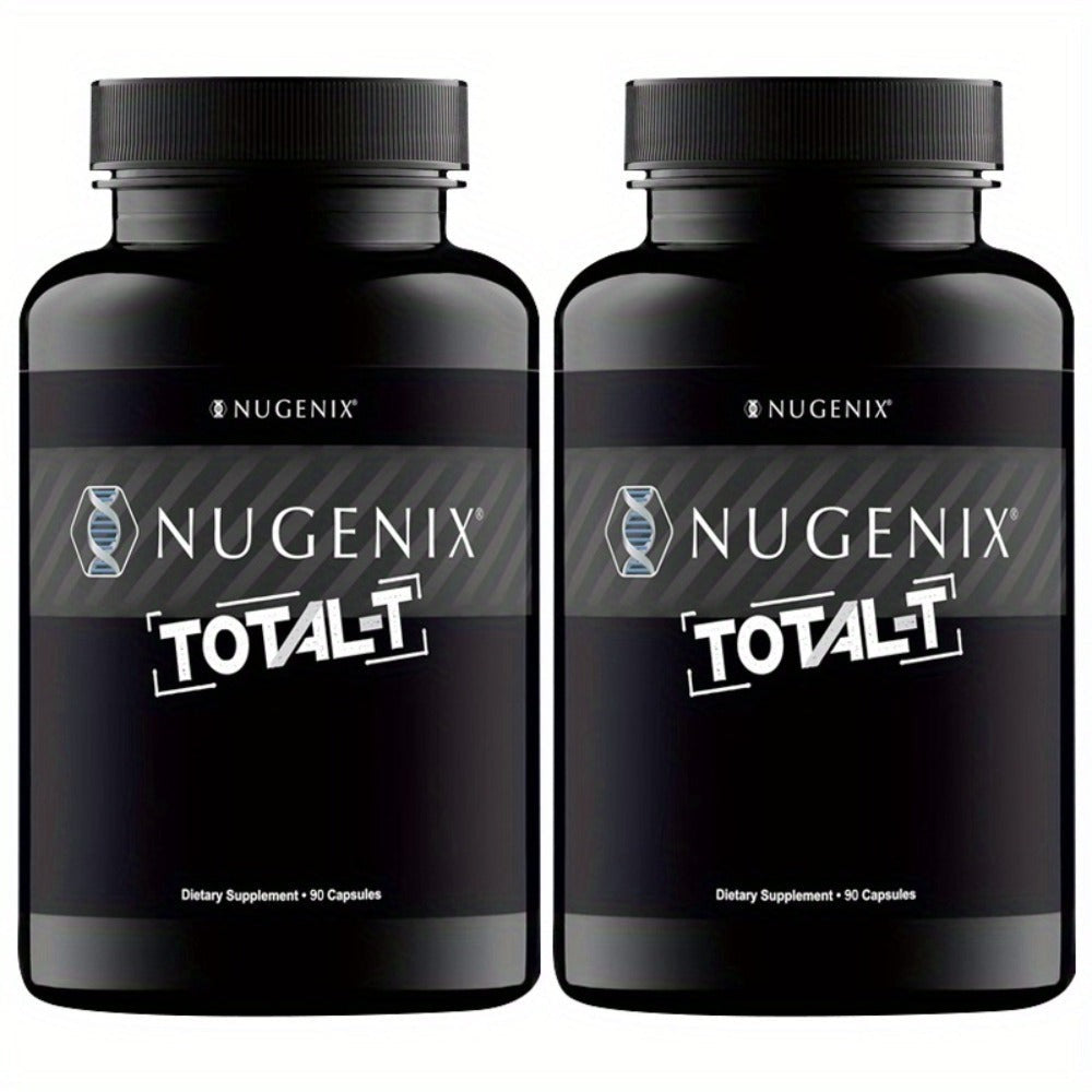 Nugenix Total-T Capsule Supplement, Two-Bottle Package with 30 Labeled Three-Capsule Servings per Bottle
