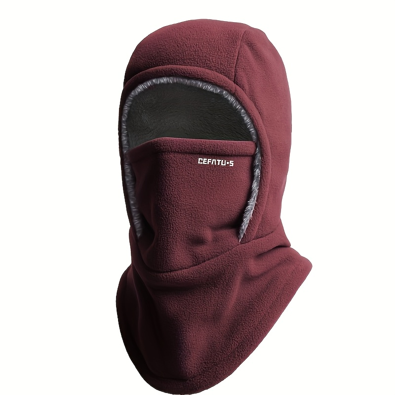 Knit Winter Balaclava with Neck and Ear Coverage in Six Colors for Cycling, Skiing and Outdoor Work
