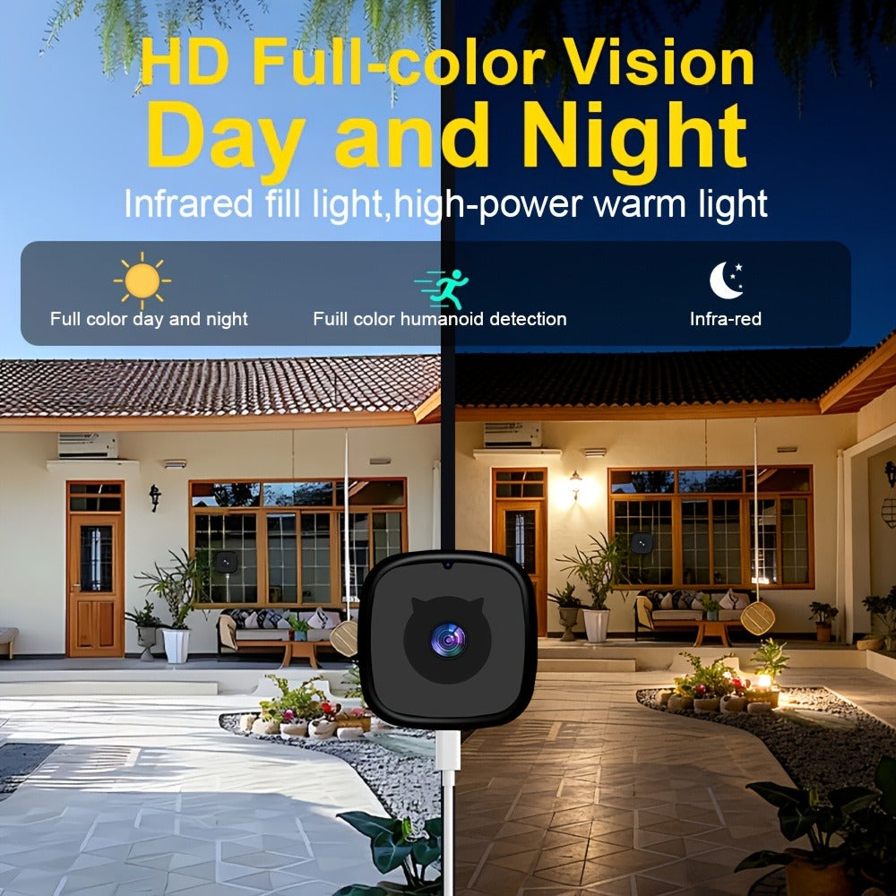 Security Camera 3MP Window Model with Dual-Band WiFi, Full-Color Night Vision and 1, 2 or 4-Pack Options