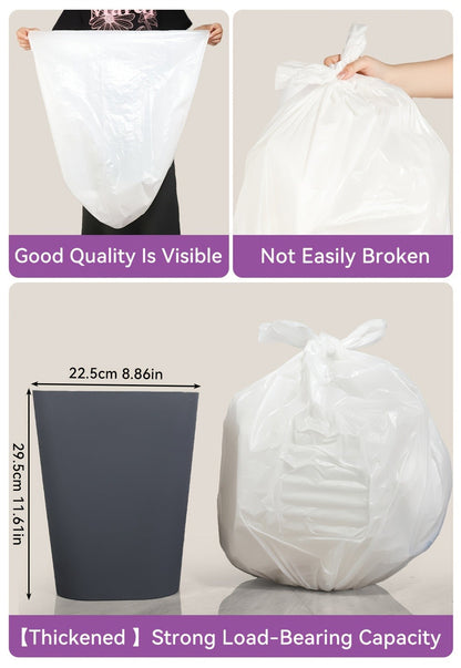 13-Gallon Black or Clear Trash Bags with Standard or Drawstring Styles in 44 to 360-Count Packs