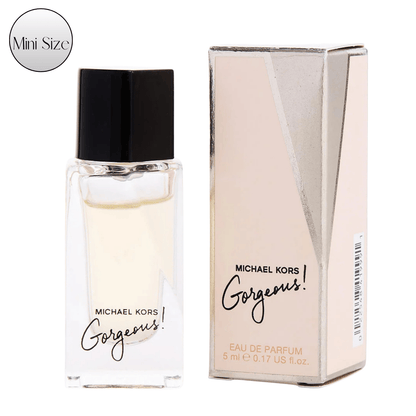 Michael Kors Gorgeous Eau de Parfum 5ml Travel Size Mini Spray | Designer Women's Perfume Sample Clean Floral Woody Fragrance Gift