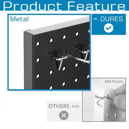 Pegboard Hook Organizer Kit, 278-Piece Bin and Hook Assortment for 1/8- and 1/4-Inch Tool Boards