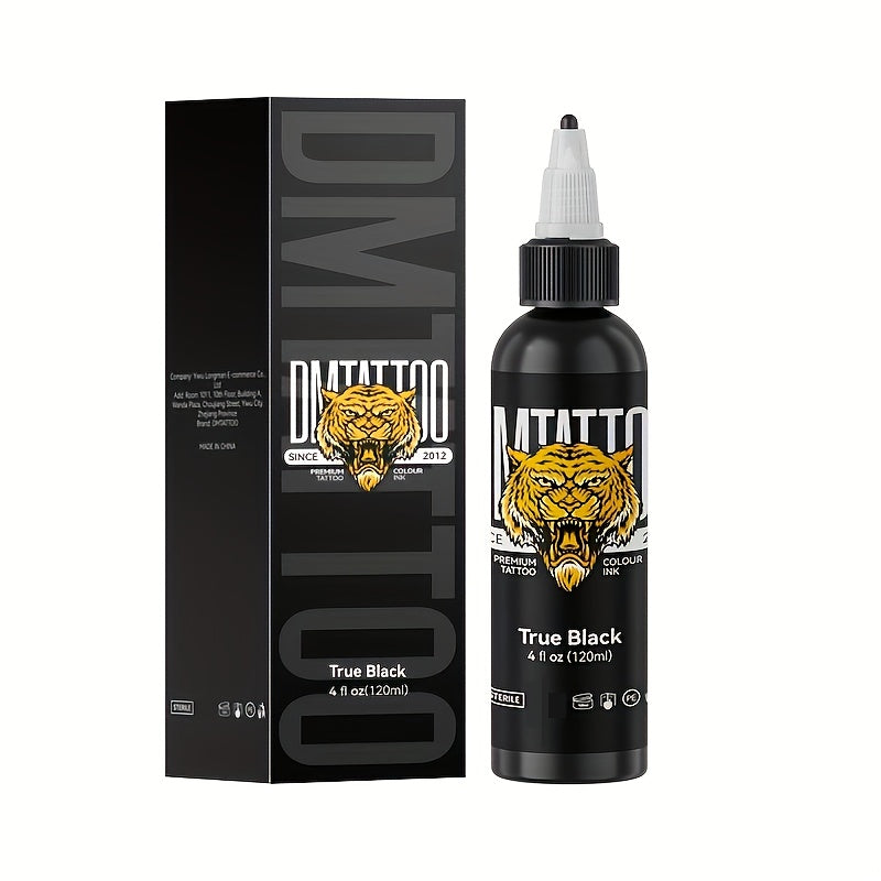 Tattoo Ink DMTATTOO Advanced 4.06oz 120ml Single-Bottle Options in Seven Solid Colors with Item-Specific Color, Capacity and Bottle Choices
