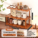 Brown - Wave Style | 3 Layers 50