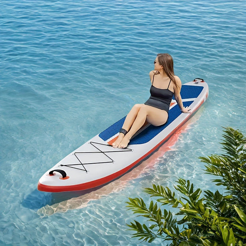 Ultralight Inflatable SUP Board Wide Stable Design Non-Slip EVA Deck Portable Quick-Dry All-Season Performance for All Skill Levels Beginners Adults