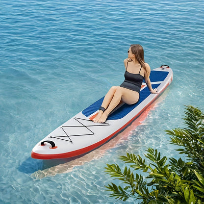 Ultralight Inflatable SUP Board Wide Stable Design Non-Slip EVA Deck Portable Quick-Dry All-Season Performance for All Skill Levels Beginners Adults