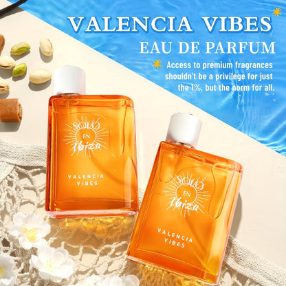 Women's Eau de Parfum Vanilla Gourmand Perfume Spray 3.4 oz — Valencia Vibes, Marbella, Madrid Muse & Barcelona Bliss | Long-Lasting Sweet EDP | Romantic Gift for Her
