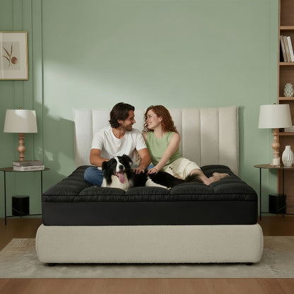 Quilted Fitted Mattress Pad in Four Colors and Twin, Full, Queen, King or California King Sizes