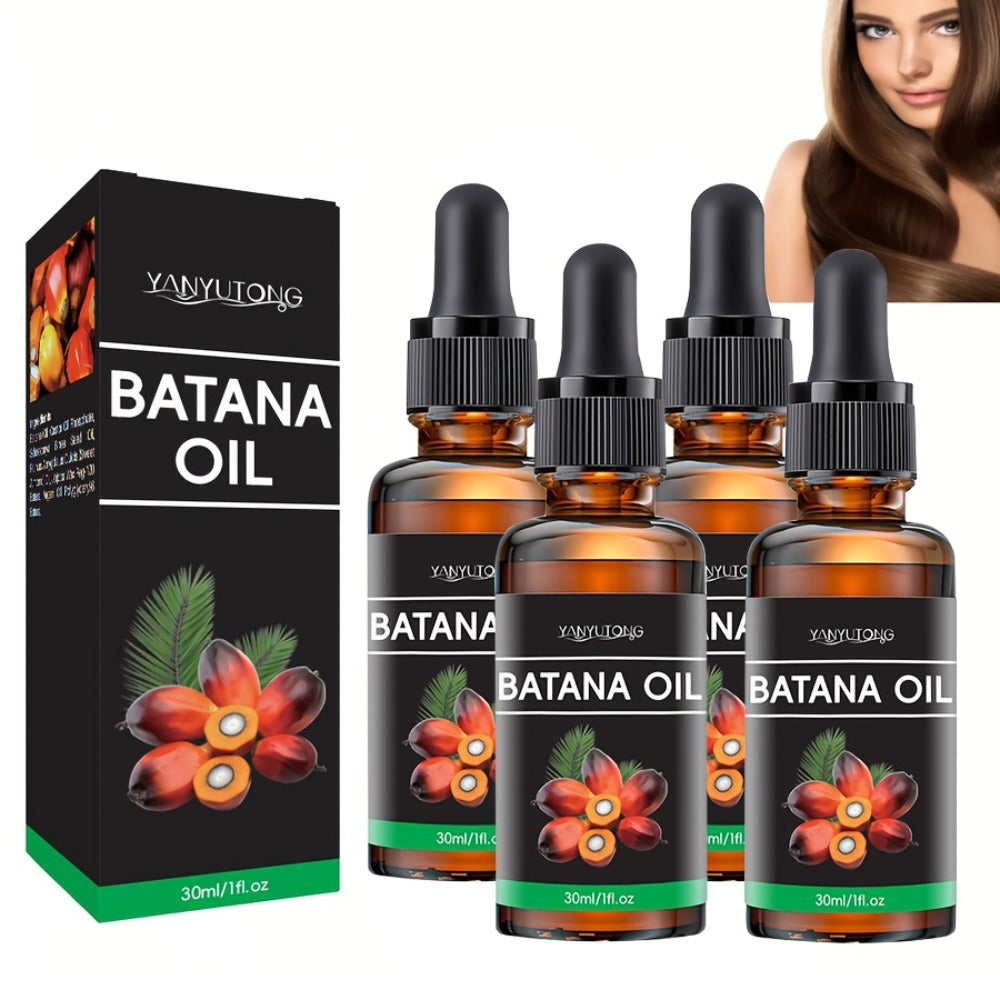 Batana Oil Hair Treatment Leave-In Essence 30ml - Plant Extract Deep Moisturizing Scalp Care, Lasting Fragrance, Frizz Control, All Hair
