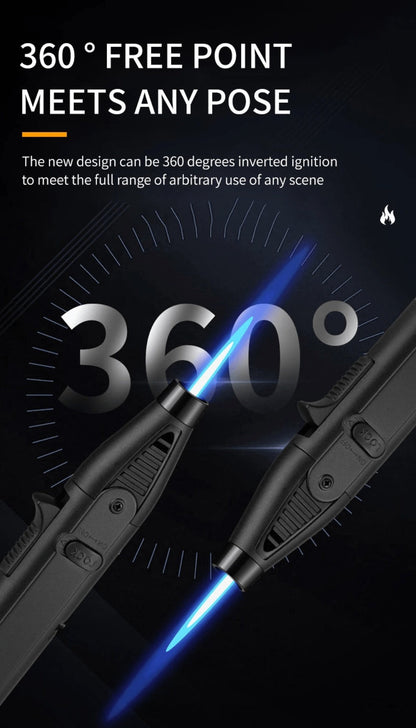 Long-Reach Torch Lighter Multipack with 10 or 15 Extended Igniters in Five Coordinated Body Colors