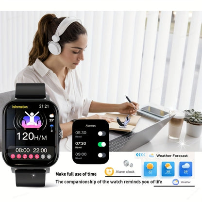 Unisex GPS Smartwatch 1.83" Full Touch – Wireless Calling, Music Playback, Remote Camera Control, Multi-Sport Fitness Tracker, Message Alerts, Pink Silver Gold – Android & iPhone Gift Watch