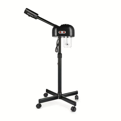 Hot Ozone Standing Facial Steamer on Wheels – Professional Esthetician Steamer for Salon Spa, Mist Face Steamer Skin Care Machine