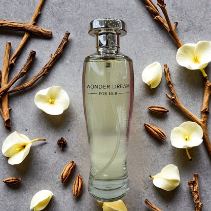 Eau de Parfum Wonder Dream for Women 100ml in Clear Bottle with Fruit-Note Source Profile for Daily Wear
