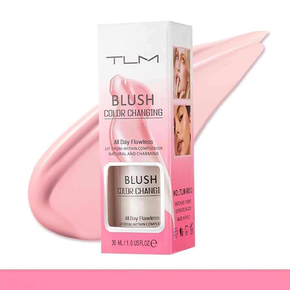 Liquid Foundation and Blush Combo Set for Women — Buildable Coverage Natural Finish Makeup Base, Easy to Apply, Suits All Skin Types, Ideal Beauty Gift