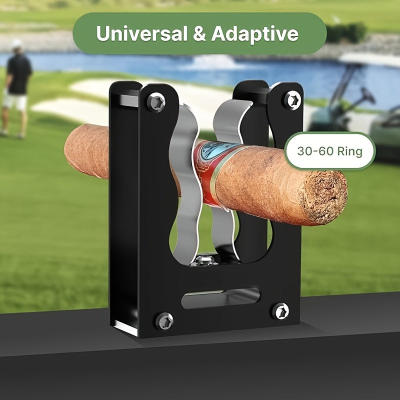 Magnetic Cigar Holder with Folding Frame in Seven Exact Black, Silver, Red and Gray Checkout Options