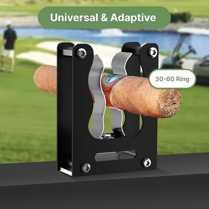 Magnetic Cigar Holder with Folding Frame in Seven Exact Black, Silver, Red and Gray Checkout Options