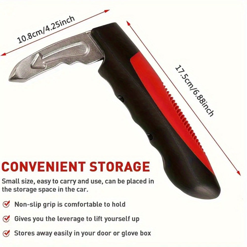 Car Door Grab Bar – Portable Vehicle Support Handle for Seniors & Handicapped, Sit-to-Stand Assist, Auto Cane Grab Bar Supports Up to 450 lbs (2pcs)
