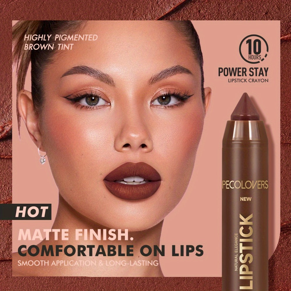 Non-Smearing Contour Lip Liner Set 6 Pcs – Smooth Paste Matte Formula Long Lasting Precise Definition, Outline & Fill Lips in Various Shades for All Skin Tones, Makeup Gift for Women