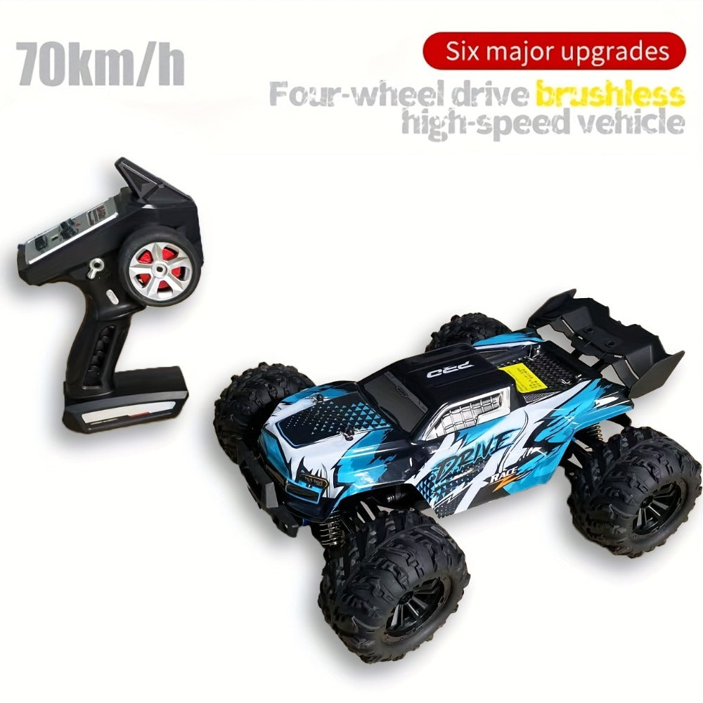 Remote Control Car, 1:16 Scale 4WD Off-Road Truck with 2.4GHz Control, 70KM/H Source Speed and Four Color Options