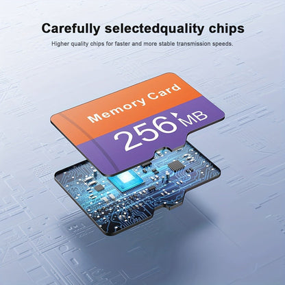 10-Pack SD Card with Adapters Bulk Set, Flash Memory Cards 128MB 256MB 512MB High-Speed Compatible with Camera Phone Tablet Laptop PC Car Stereo Game Console – Reliable Multi-Device Storage Solution